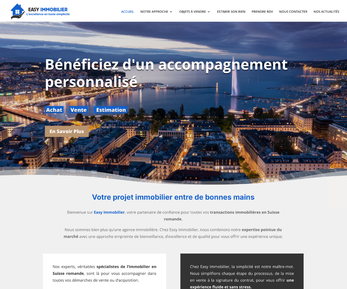 Agence immobilière à Genève